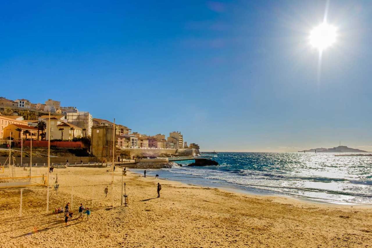 T1 Moderne Plage Des Catalans Марсель Экстерьер фото
